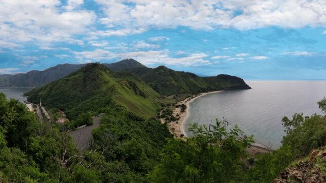 东帝汶海岸线鸟瞰图，利乐全球最大体育平台正在进行一个MCC项目